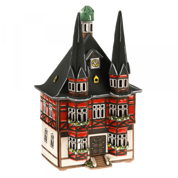 Ceramic candle house E006