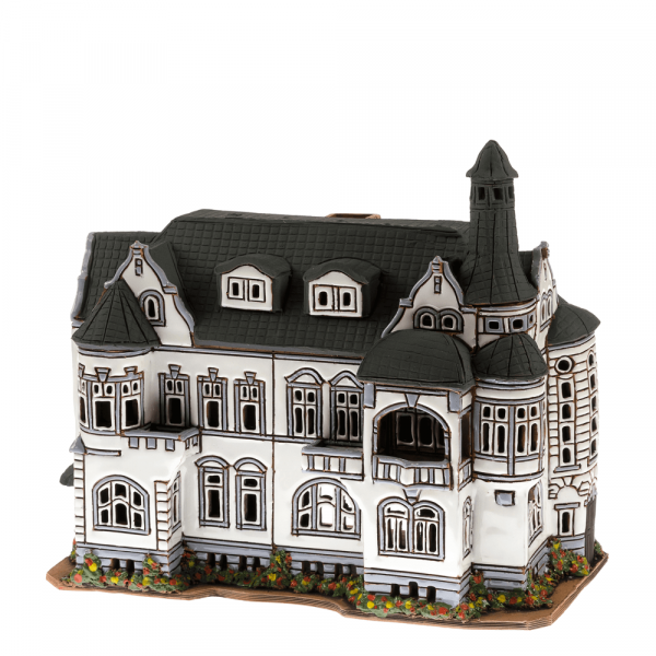 Ceramic candle house F008